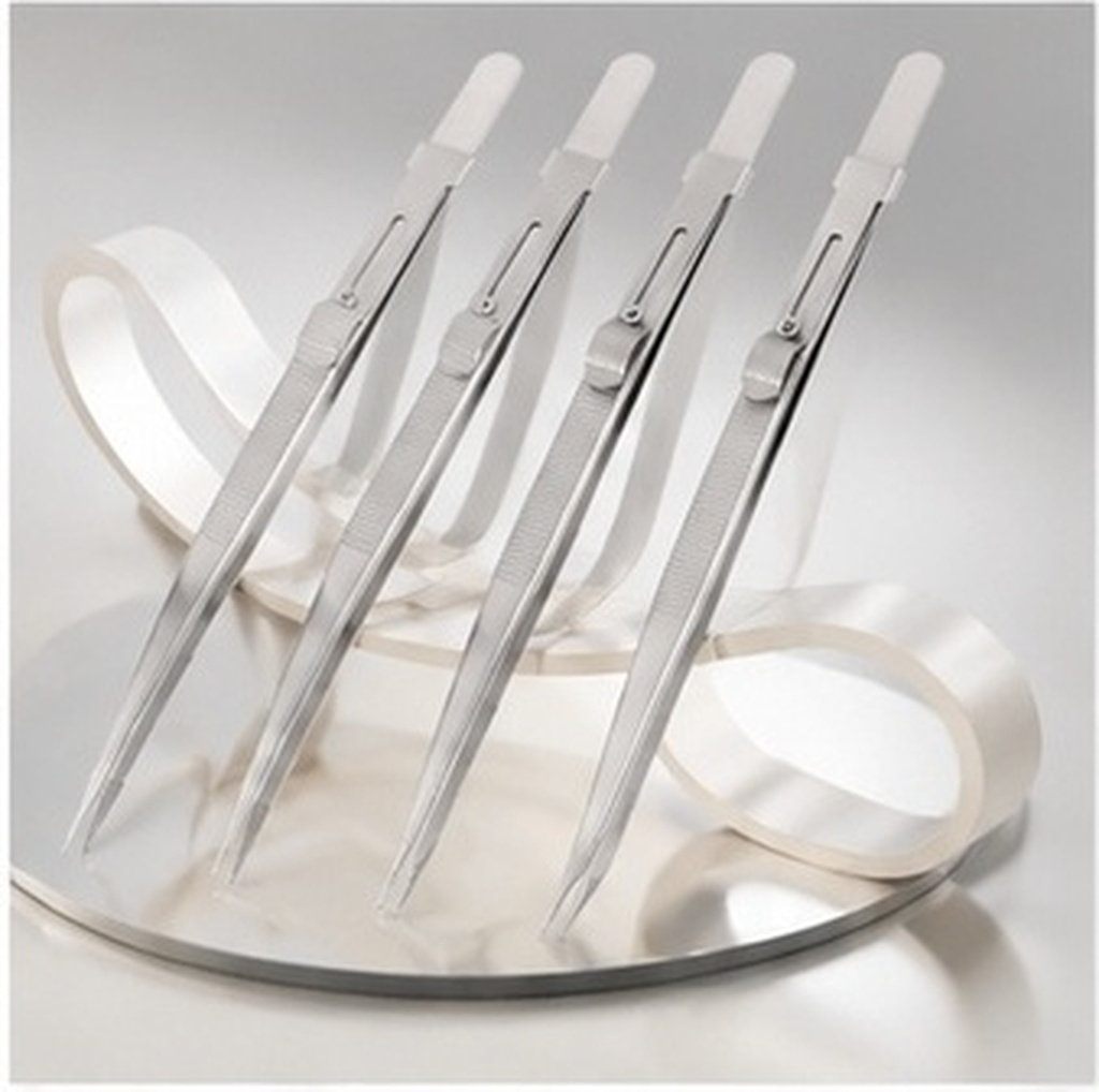 Electronics Repair Lab - Stainless Steel Precision Tweezers 4 Piece