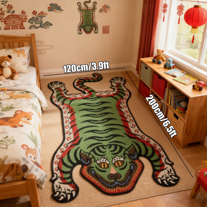 VIKAMA Tiger Pattern Rug Non-s - Electronics Repair Desk review and price