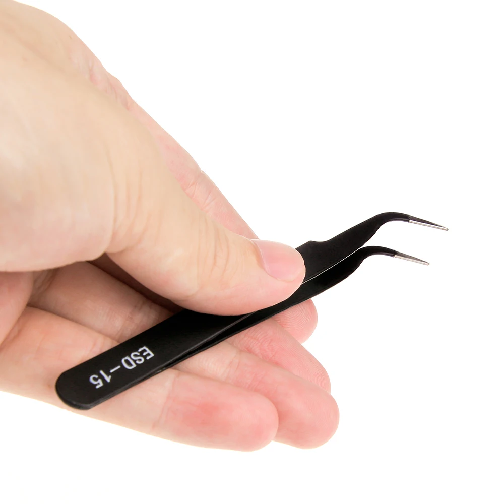 Precision Tweezers Set ESD-10/ - Electronics Repair Workshop review and price