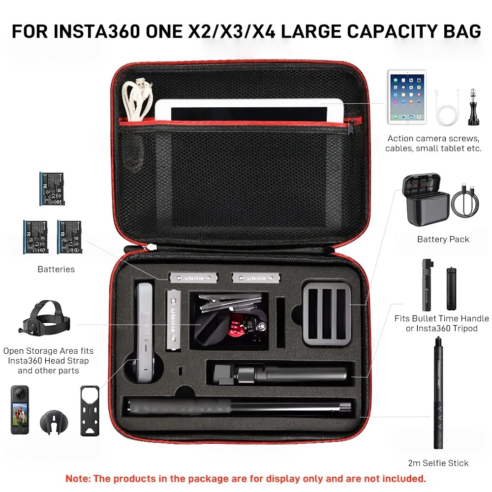 Box for Insta360 X5 X4 X3 X2 P - Insta360 Camera X3 review and price