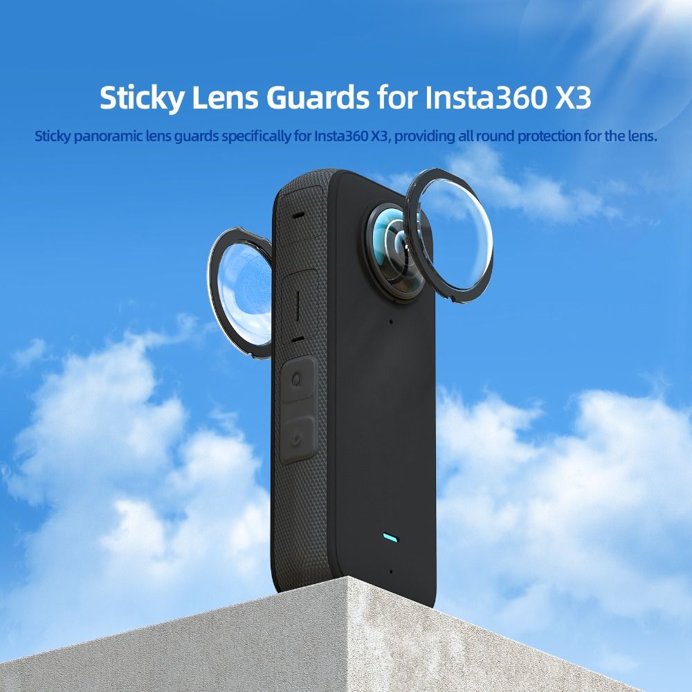 Camera Cover Panoramic Sticky  - Insta360 Camera X3 review and price