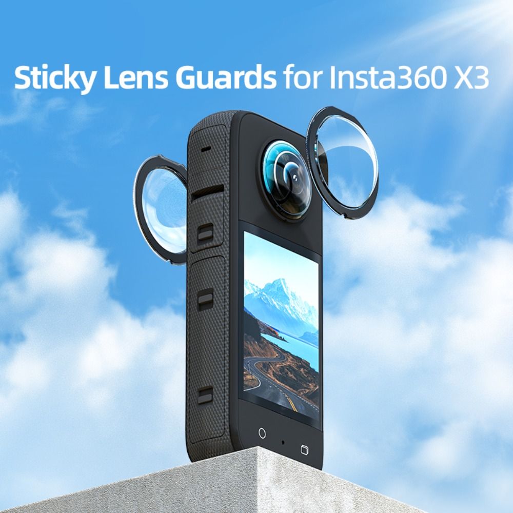 Camera Cover Panoramic Sticky  - Insta360 Camera X3 review and price